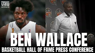 Ben Wallace Gets Emotional Speaking on His Improbable Journey to a Basketball Hall of Famer