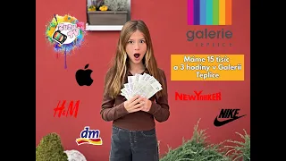 ZuzuTV CHALLENGE - Máme 15000,- Kč a 3 hodiny v OC Galerie Teplice💵