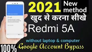 Redmi 5A gmail account bypass | Redmi mobile Google account remove process | new method 2020