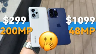 Redmi Note12 Pro+ vs iPhone14 Pro Max Camera Comparison:200MP Shocked