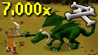 I collected 7,000 dragon bones... Wildy or Myth's Guild? (GIM #124)