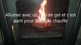 Bruler des pellets ou granulés dans un poêle à bois