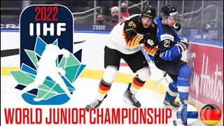Finland vs Germany Highlights | 2022 World Junior Championship