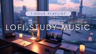 ✏️ 1 Hours Study With Me | Lofi Music | Lofi Hiphop | Lofi Chill | Calm Music | Relaxing Music