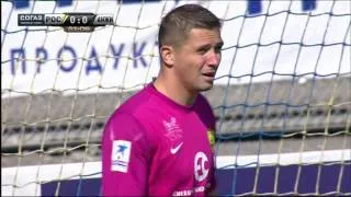 Artem Dzyuba's penalty goal. FC Rostov vs Anzhi | RPL 2013/14