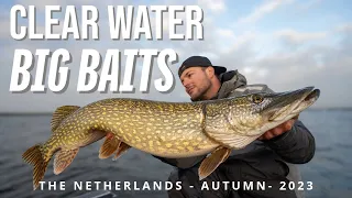 Big Fish on a Clear Water Lake - Autumn Pike Fishing