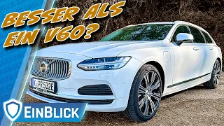 Volvo V90 Recharge T8 - BESTER VOLVO mit LUXUS & LEISTUNG! Lohnt der Aufpreis zum V60?