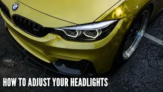 How To Adjust BMW Headlights? | How To Raise Your Headlights ?