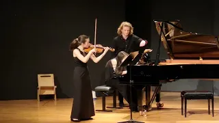 Arina Kinzikieieva und Marie Patzelt - F. Poulenc-Sonate für Violine und Klavier Satz 3.