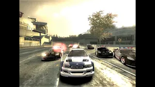 NFSMW 2005 Messing with da COPS in a 500km/h BMW