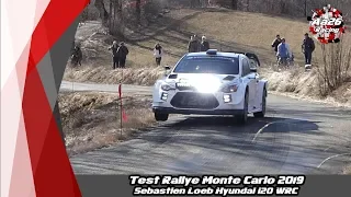 Test Rallye Monte Carlo 2019 - Sébastien Loeb - Hyundai i20 WRC - DAY 2 - Aa26 Racing