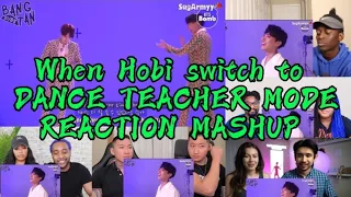 When Hobi switch to "Dance Teacher mode" | REACTION MASHUP *request*