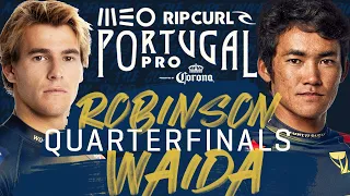 Jack Robinson vs Rio Waida | MEO Rip Curl Pro Portugal - Quarterfinals Heat Replay