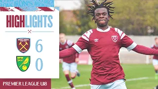 West Ham 6-0 Norwich | Superb U18s Hit Norwich City For Six | U18 Premier League Highlights