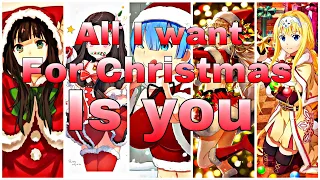 Nightcore-All I want for Christmas is you [ Switching vocals | lyrics ]