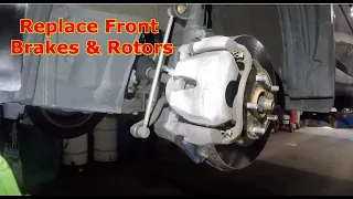 2013-2017 Toyota Rav 4 Front Brakes Replacement