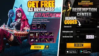 Get Free A3 Royal Pass | A3 Royal Pass Redeem Codes | New Dodge Car Spin | Pubg Mobile
