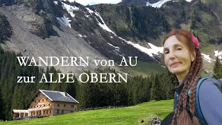 Wandern im Bregenzerwaldgebirge: von Au zur Alpe Obern