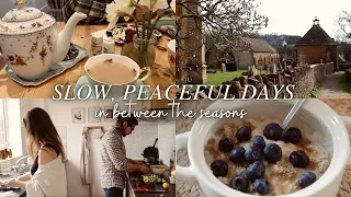 Winter turns to Spring in English Countryside | Healthy recipes & weight loss, slow living vlog
