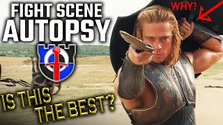 Could this be the BEST fight scene ever? TROY, Achilles vs Hector, Fight Scene Autopsy