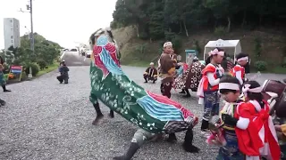 2023 10 22 成田山光輪寺大祭 櫛木獅子舞打ち込み