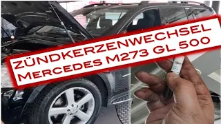 Zündkerzenwechsel Mercedes M273 GL 500 / How to change sparkplugs Mercedes M273 GL 550