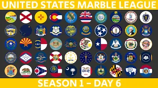 United States Marble Race League Season 1 Day 6 Marble Race in Algodoo