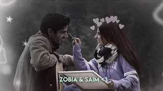 Zobia & Saim | Mohabbat Gumshuda Meri Edit |