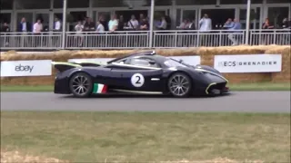 Insane Pagani Huayra R Exhaust Sound Goodwood FoS 2023