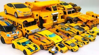 Yellow Color Transformers Carbot Tobot MiniForce MachineRoBo 23 Vehicle Transform Robot Car Toys