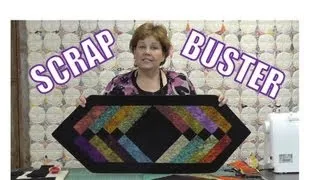 Scrap Buster! Make Easy Table Runner Using the Binding Tool!