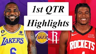 Los Angeles Lakers vs. Houston Rockets Full Highlights 1st QTR | April 2 | 2023 NBA Season