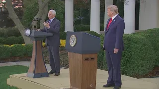 President Trump, Vice President Pence deliver an update on Operation Warp Speed