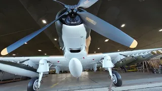 A-1H Skyraider Aircraft Move