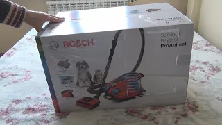 Bosch Series 8 Bagless ProAnimal BGS7PET Vacuum Cleaner Unboxing and