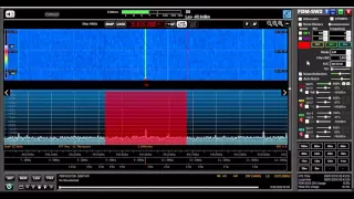 KNLS Anchor Point Alaska 9615 kHz indoor reception using Elad FDM-SW2 software