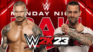 WWE WARGAMES 2K23 : CM Punk VS Randy Orton Game Play - WWE 2K22 PS5 GAME PLAY