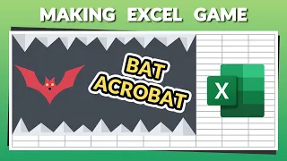 Excel Game Development: How to Make Bat Acrobat (Flappy Bird like Game) from Scratch Using VBA