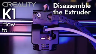 K1 Extruder disassembly ... How To Creality K1