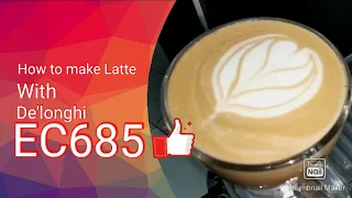 How to make latte with DELONGHI EC685