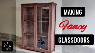 Building a Display Cabinet with Glass Doors
