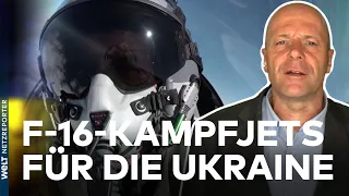 PUTINS KRIEG: F-16-Kampfjets für die Ukraine - Gamechanger im Abnutzungskrieg?