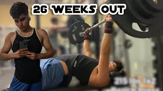 26 Weeks Out - ACCIDENTALLY HITTING PR’s - Road To My 1st Powerlifting Competition