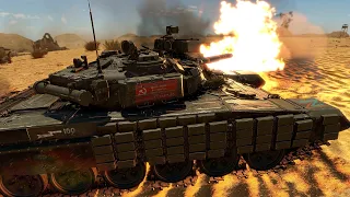 Engaging The Abrams || T-72B & T-64B (War Thunder New Tracks)