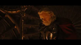 Odin shouts "HUERGHHHH" at Loki - Thor (2011)