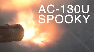 AC-130 Gunship In Action - Close Air Support Live-Fire Training