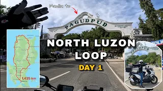 NORTH LUZON LOOP 2023 | Day 1 Manila to Pagudpud Ilocos Norte | Honda ADV160 | BlinsTV