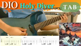 DIO - Holy Diver Cover - Guitar Tab - Lesson