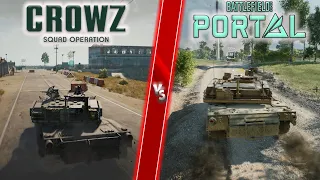 Battlefield 2042 Portal vs Crowz | Direct comparison! Attention to Detail & Graphics!