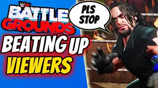 WWE 2K Battlegrounds Online - Beating Up Subscribers!